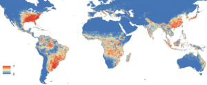 Distribution d’aedes albopictus dans le monde