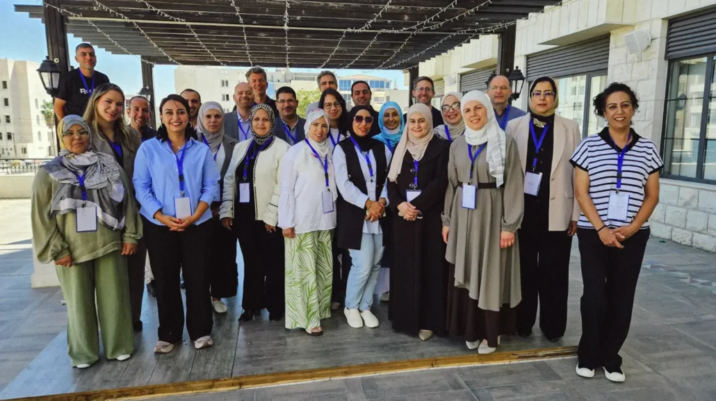 Participants de la formation régionale sur la réutilisation des eaux usées traitées, à Amman en septembre 2026